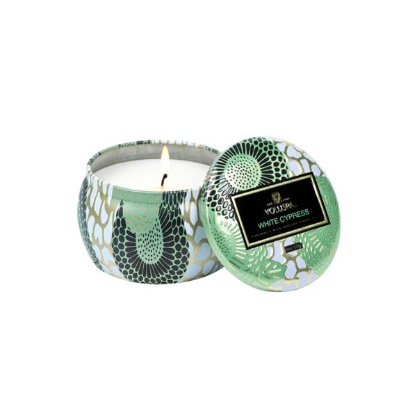 White Cypress Mini Tin