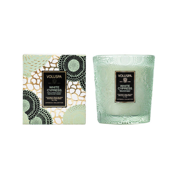 White Cypress Classic Candle